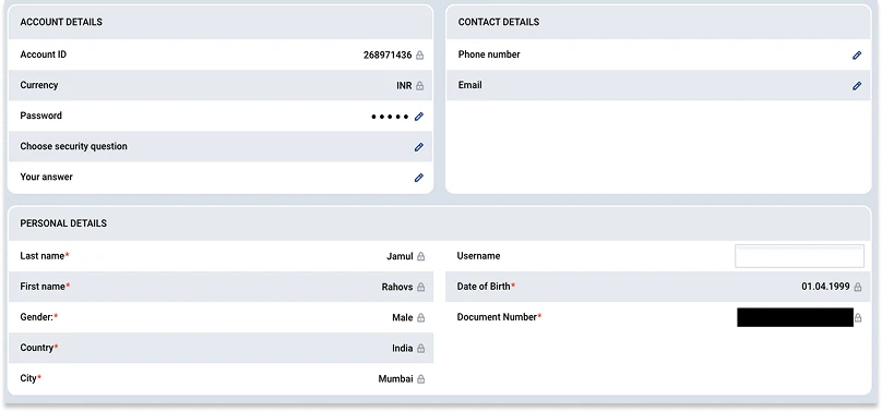 account verification in mostbet